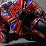 Marc Marc riding his Ducati Lenovo was fastest this morning in Spain. Photo courtesy Ducati.