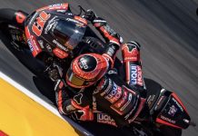 Manuel Gonzalez was quickest during practice this afternoon in Spain. Photo courtesy Dynavolt IntactGP Team.