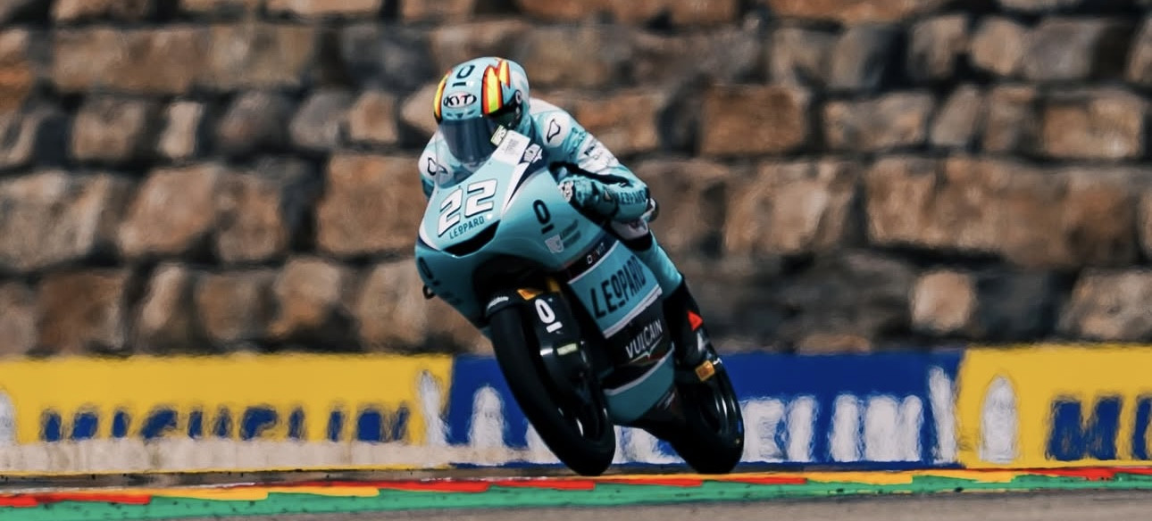 David Almansa was fastest this morning in Spain. Photo courtesy Leopard Team.