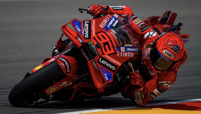 Marc Marquez claims pole position for his HomeGP, in Spain. Photo courtesy Ducati Team.