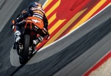 Jose Antonio Rueda on pole position for his HomeGP. Photo courtesy Red Bull KTM Ajo.