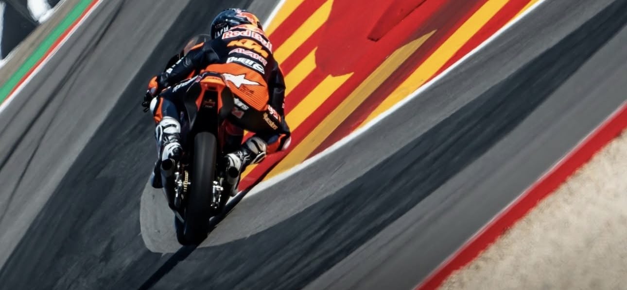 Jose Antonio Rueda on pole position for his HomeGP. Photo courtesy Red Bull KTM Ajo.