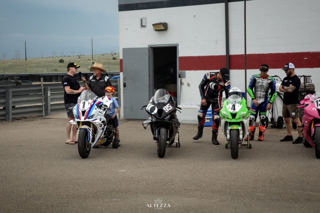 Brad Hendry (1), Matthew Cunha (95), Justen Behmer (4). Mark Woodard Interviews Race of the Rockies podiums. Photo by: Marlom Juarez – Altezza Studios