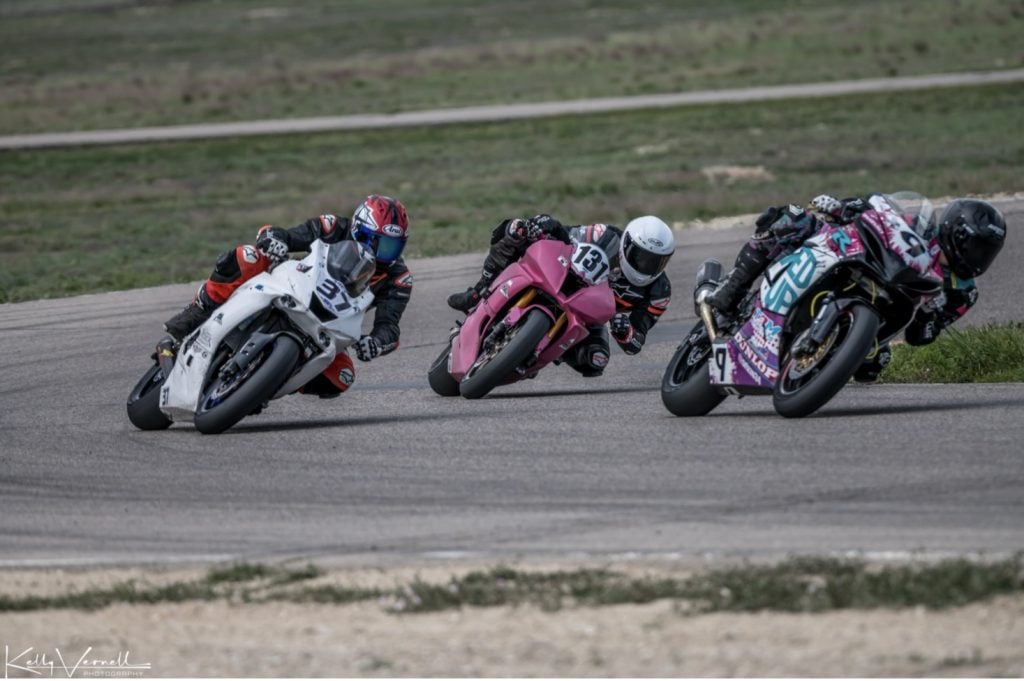 Rizzo (9) leads ahead of Steven Racz (37) and Orkun Krand (131) in Race of the Rockies GTU. Photo by: Kelly Vernell