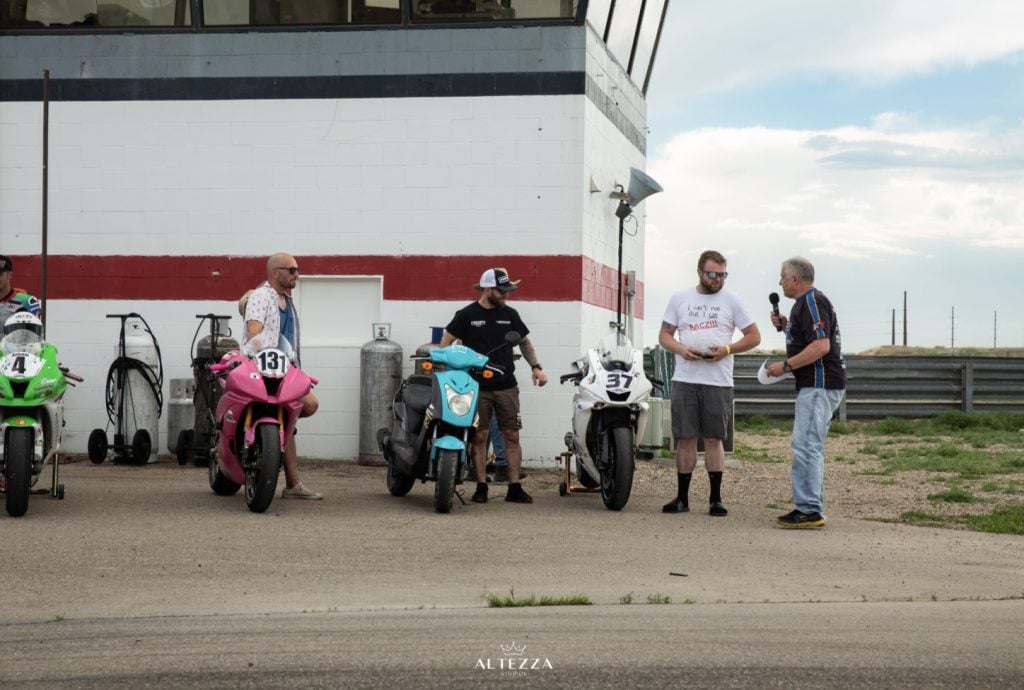 Orkun Krand (131), Salvatore Rizzo (9), Steven Racz (37). Mike Schweitzer Interviews Race of the Rockies podiums. Photo by: Marlom Juarez – Altezza Studios