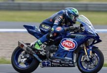 Stefano Manzi was fastest this morning at Misano. Photo courtesy Yamaha Ten Kate Team.