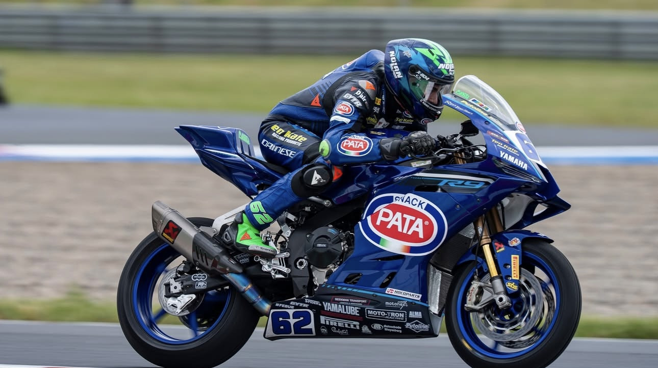 Stefano Manzi was fastest this morning at Misano. Photo courtesy Yamaha Ten Kate Team.