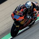 Jose Antonio Rueda during the last Grand-Prix at Aragon. Photo courtesy Red Bull KTM Ajo Team.
