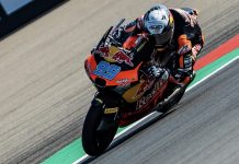 Jose Antonio Rueda during the last Grand-Prix at Aragon. Photo courtesy Red Bull KTM Ajo Team.
