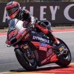 Manuel Gonzalez during the last Grand-Prix at Aragon, in Spain. Photo courtesy IntactGP.