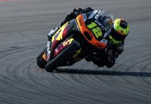 Filip Salac was fastest this afternoon during the practice session in Italy. Photo courtesy ELF Marc VDS Team.