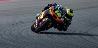 Filip Salac was fastest this afternoon during the practice session in Italy. Photo courtesy ELF Marc VDS Team.