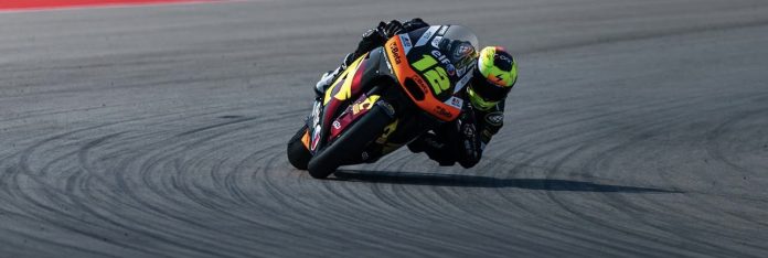 Filip Salac was fastest this afternoon during the practice session in Italy. Photo courtesy ELF Marc VDS Team.