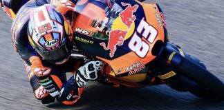 Alvaro Carpe was fastest this morning during FP1 at TT Assen. Photo courtesy Red Bull KTM Ajo Team.