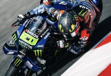 Fabio Quartararo during the last GP in Italy. Photo courtesy Monster Energy Yamaha Team.