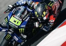 Fabio Quartararo during the last GP in Italy. Photo courtesy Monster Energy Yamaha Team.