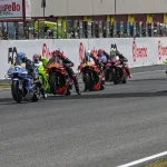 MotoGP Sprint race start at Autodromo Internazionale del Mugello. Photo courtesy Dorna.
