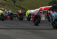 MotoGP race start at Autodromo Internazionale del Mugello. Photo courtesy Dorna.