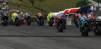 MotoGP race start at Autodromo Internazionale del Mugello. Photo courtesy Dorna.