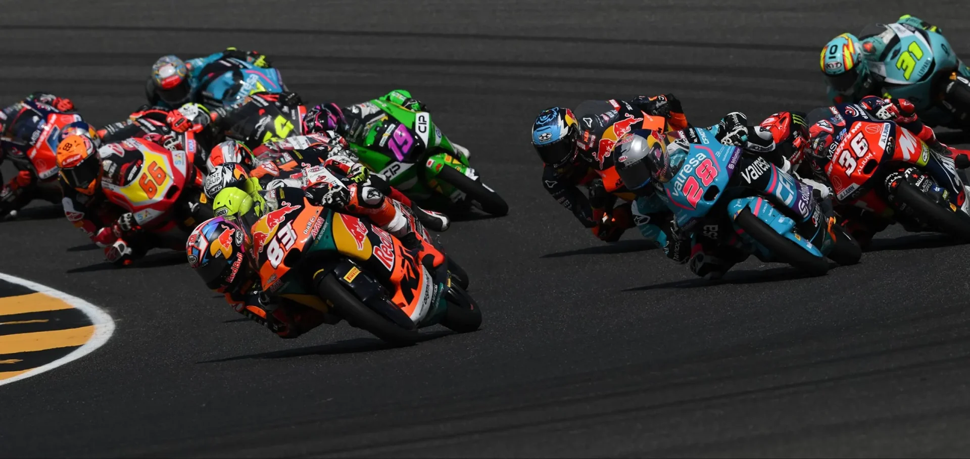 Moto3 race at Mugello, in Italy. Photo courtesy Dorna.