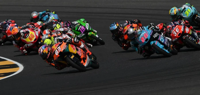 Moto3 race at Mugello, in Italy. Photo courtesy Dorna.