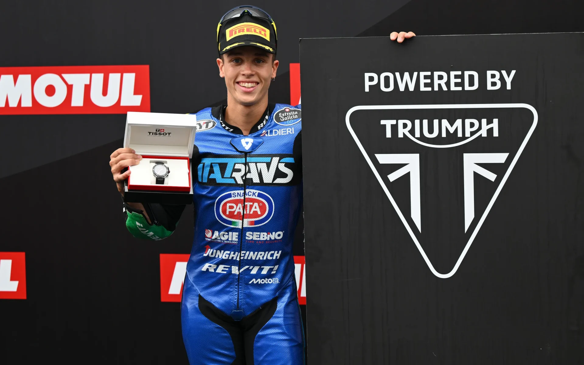 Diogo Moreira claimed pole position at TT Assen Circuit. Photo courtesy Dorna.
