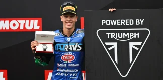 Diogo Moreira claimed pole position at TT Assen Circuit. Photo courtesy Dorna.
