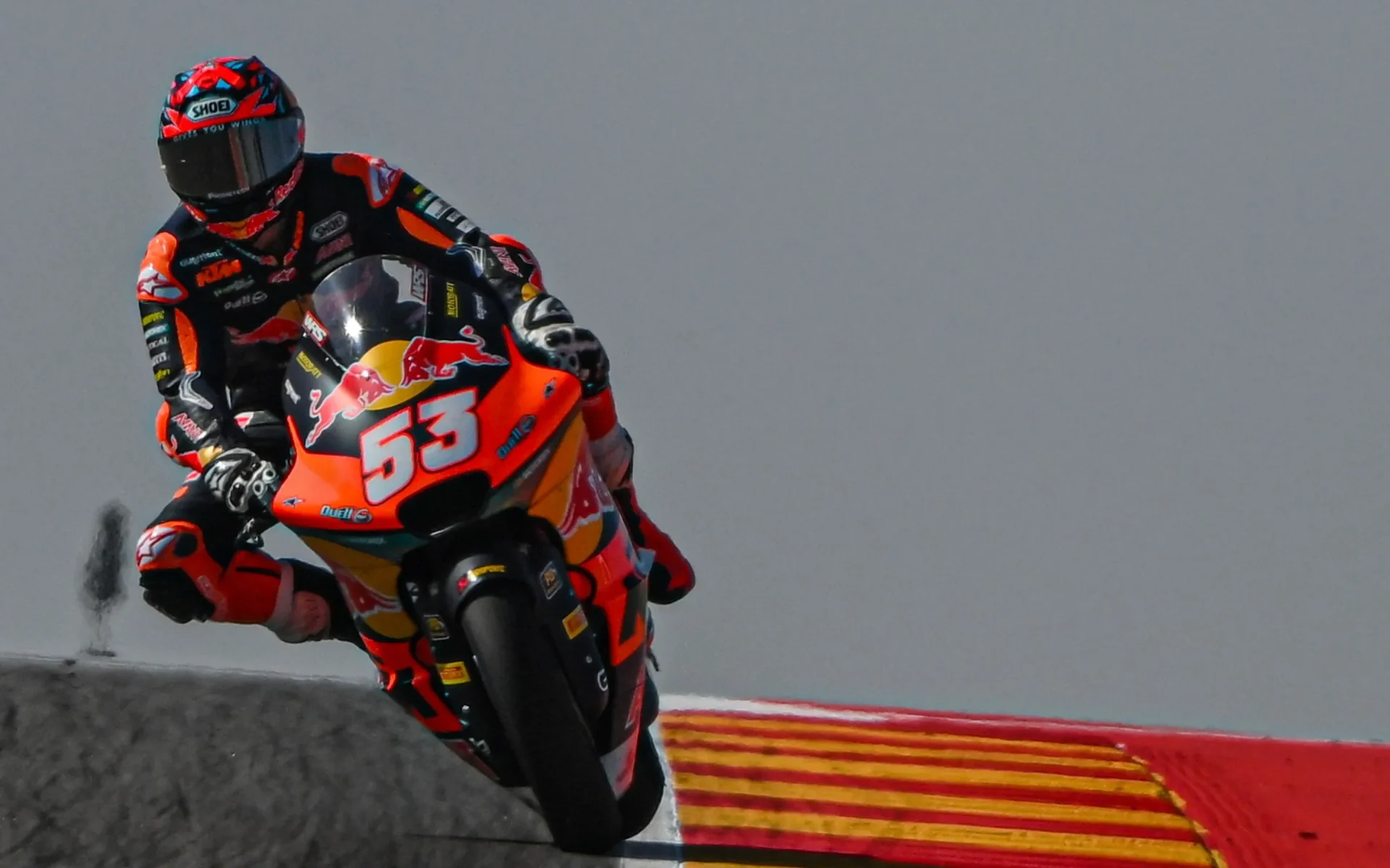 Deniz Oncu was quickest this morning at Aragon during FP2. Photo courtesy Dorna.