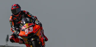 Deniz Oncu was quickest this morning at Aragon during FP2. Photo courtesy Dorna.