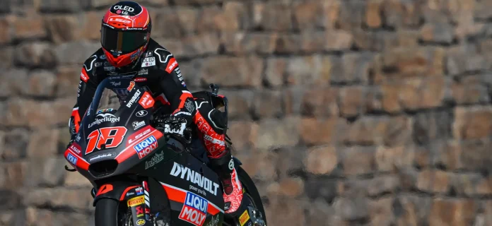 Manuel Gonzalez was quickest during practice this afternoon in Spain. Photo courtesy Dorna.