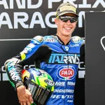 Diogo Moreira claimed pole position at MotorLand Aragon. Photo courtesy Dorna.