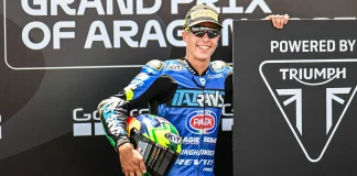 Diogo Moreira claimed pole position at MotorLand Aragon. Photo courtesy Dorna.