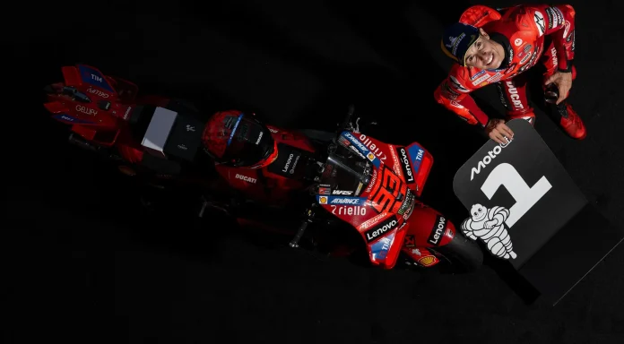 Marc Marquez earned pole position at Mugello, in Italy. Photo courtesy Dorna.