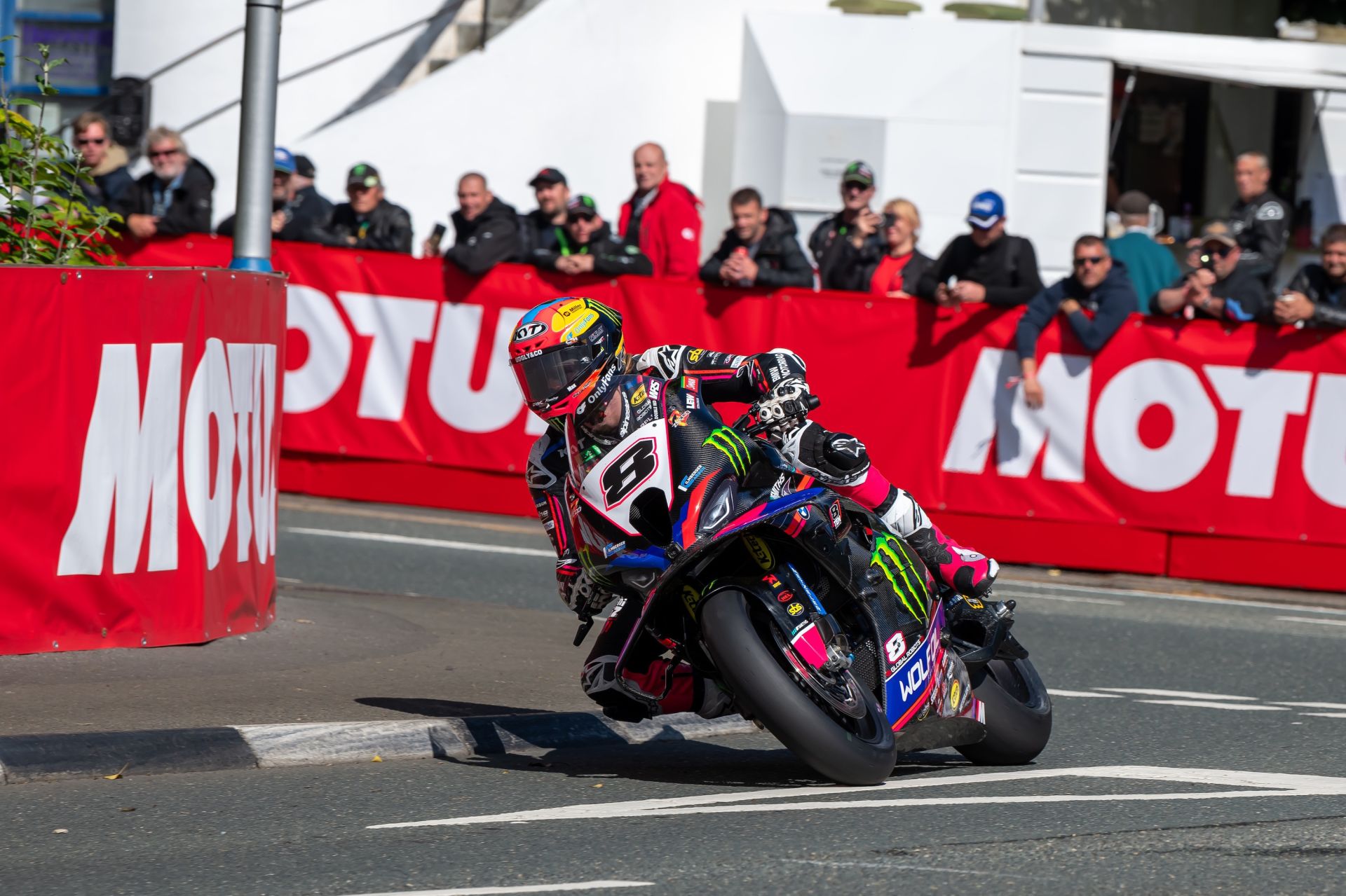 Davey Todd won RST X D30 Superbike TT Race. Photo Barry Clay.