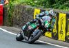 Michael Dunlop won Metzeler Supertwin TT Race 1. Photo Barry Clay.