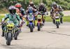 GP 160 MA/Super Mini race: Maverick Johnson (163), Ray Ray (188), Tony Generali (506), and Craig Thompson (144). Photo Credit: Jeff Kulchinski.