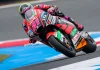 Alonso Lopez was fastest this morning at wet TT Assen Circuit. Photo courtesy Dorna.