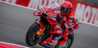 Marc Marquez was fastest this morning during FP1 at Assen. Photo courtesy Ducati Corse Team.