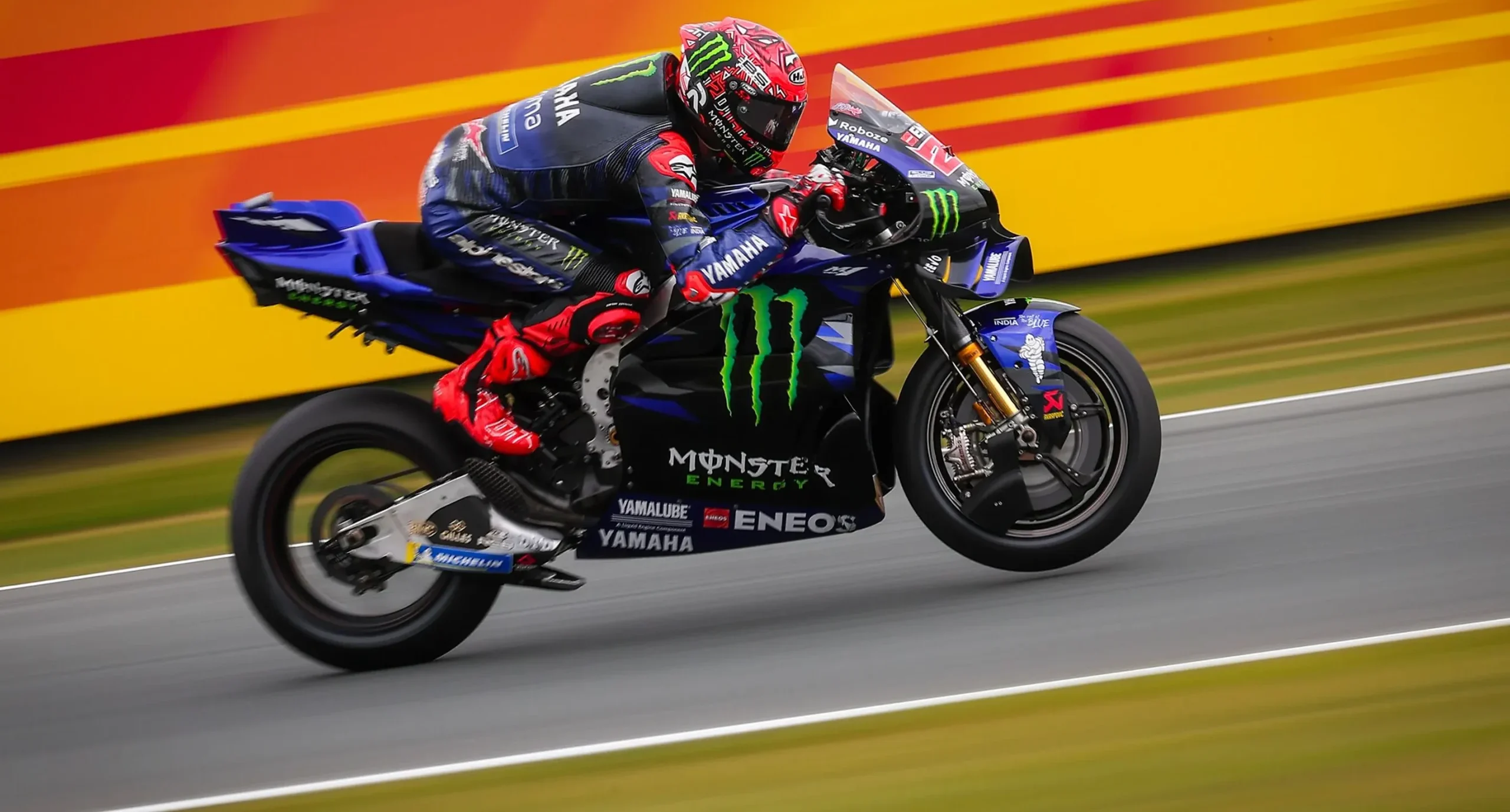 Fabio Quartararo was fastest during the MotoGP practice session in the Netherlands. Photo courtesy Dorna.