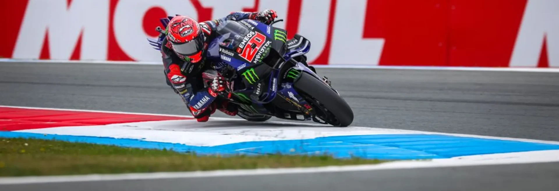 Fabio Quartararo during MotoGP qualifying at Assen. Photo courtesy Dorna.
