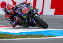 Fabio Quartararo during MotoGP qualifying at Assen. Photo courtesy Dorna.