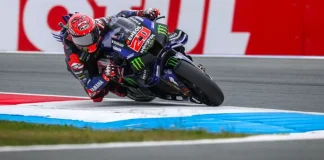 Fabio Quartararo during MotoGP qualifying at Assen. Photo courtesy Dorna.