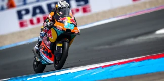 Jose Antonio Rueda during Moto3 qualifying session at TT Assen. Photo courtesy Dorna.