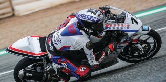 Nathan Gouker (79) in action in Spain in 2024. Photo courtesy Phillip Gouker.