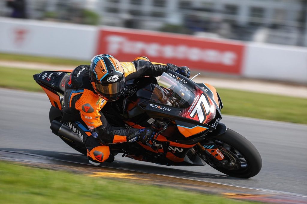 Bobby Davies at Road America. Photo courtesy Flo4Law SBU Racing .