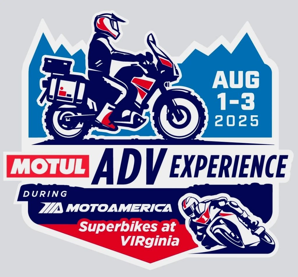 MotoAmerica's round of its Superbike Championship at VIRginia International Raceway will feature the Motul Adventure Bike (ADV) Experience. Photo courtesy of Dirt Daze