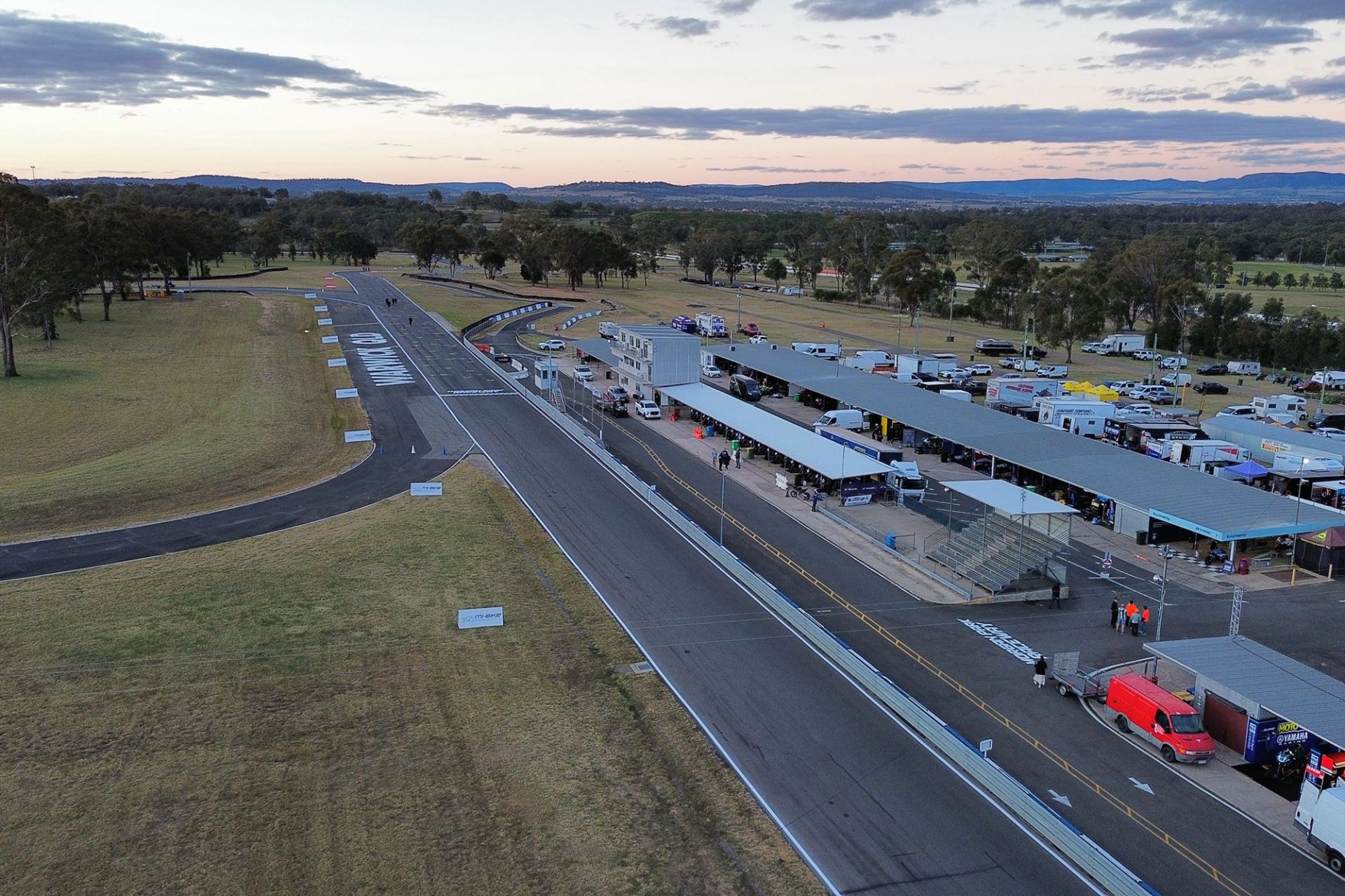 Morgan Park Raceway served up some sensational round four ASBK action. Photo by Russell Colvin.
