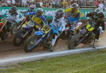 2025 FIM Flat Track World Championship in Meißen, Germany. Photo credit: Jesper Veldhuizen.