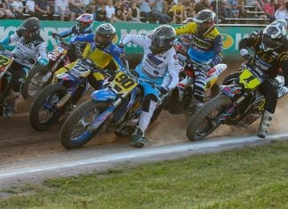 2025 FIM Flat Track World Championship in Meißen, Germany. Photo credit: Jesper Veldhuizen.