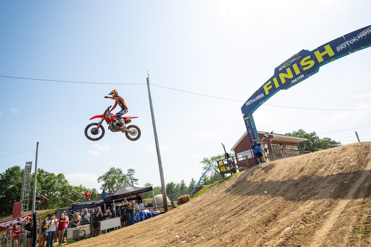 Jett Lawrence put forth his most impressive winning effort of the season, leading every lap for a fifth-straight victory. Photo Credit: MX Sports Pro Racing, Inc.